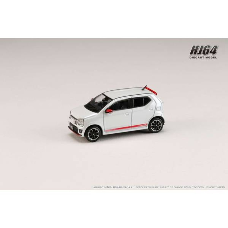 [ Back-order ] Hobby Japan HJ642070AW 1:64 SUZUKI ALTO TURBO RS HA36S Pearl White Diecast model car
