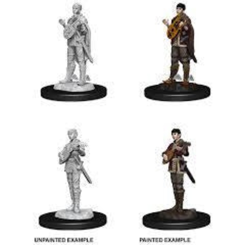 D&D Unpainted Mini – Female Half-Elf Bard 73538