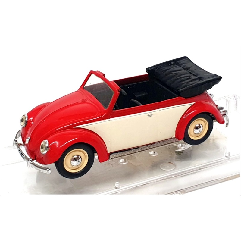 Vitesse 1/43 Scale 410 – 1949 Volkswagen Open Cabriolet – Red/White