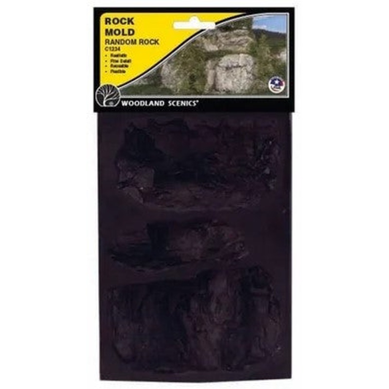 Woodland Scenics C1234 Rock Molds – Random Rock