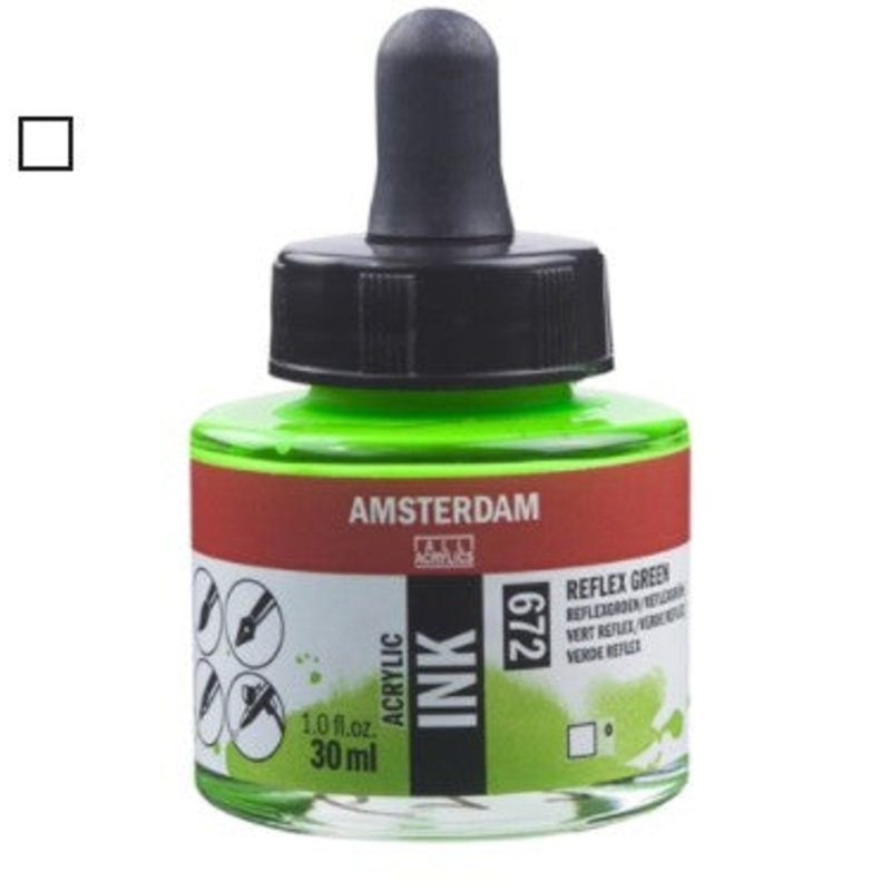 Amsterdam Acrylic Ink # 672 Reflex Green