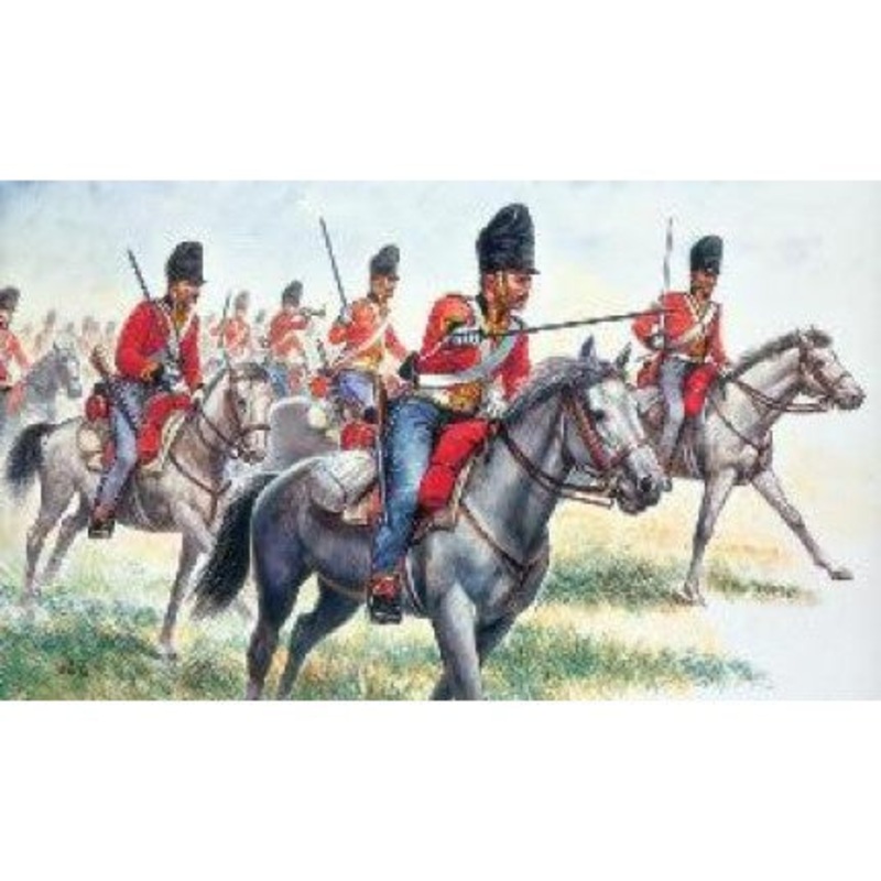 British Heavy Cavalry Scot Greys Napoleonic Wars 1/72 by Italeri