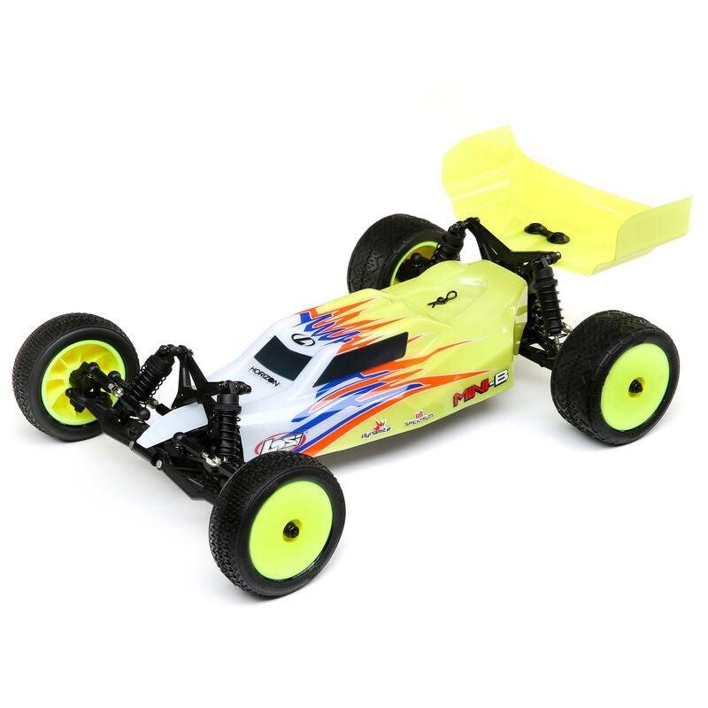 Losi 1/16 2WD Buggy RTR Brushed Mini-B – Yellow/White LOS01016T3
