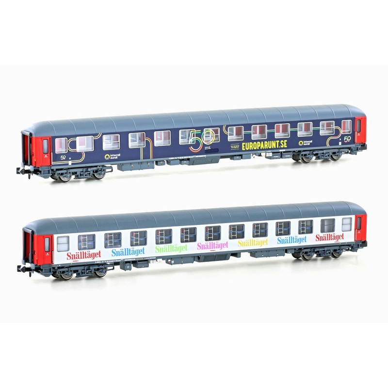 Passenger car set couchette Bvcmz Snlltaget BB Ep.VI 2-piece