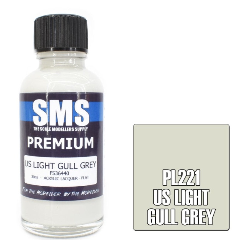SMS Premium Lacquer – PL221 US Light Gull Grey