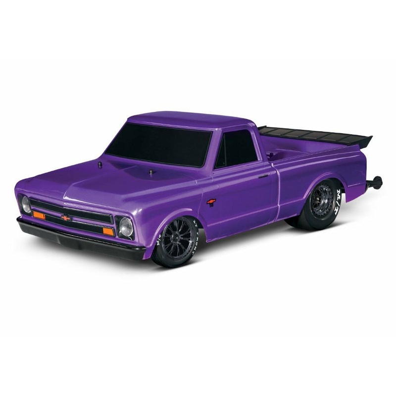 Traxxas 1/10 2WD Drag Truck RTR Drag Slash Chevrolet C10 – Ultra Violet TRA94076-4PURPLE