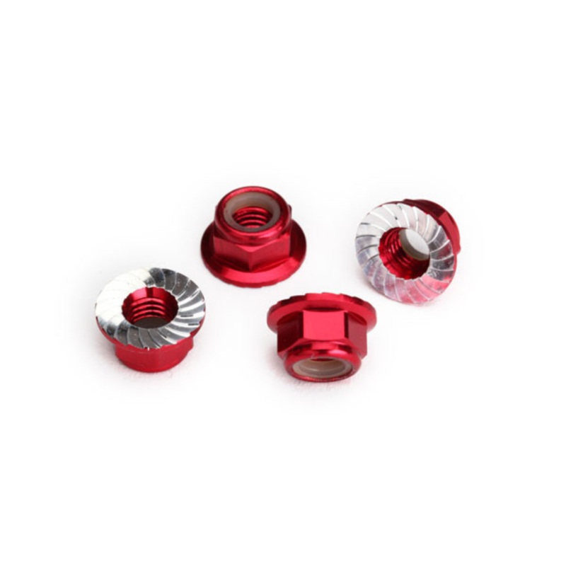Traxxas 5mm Flanged Nylon Serrated Locking Nuts – Assorted Colours TRA8447