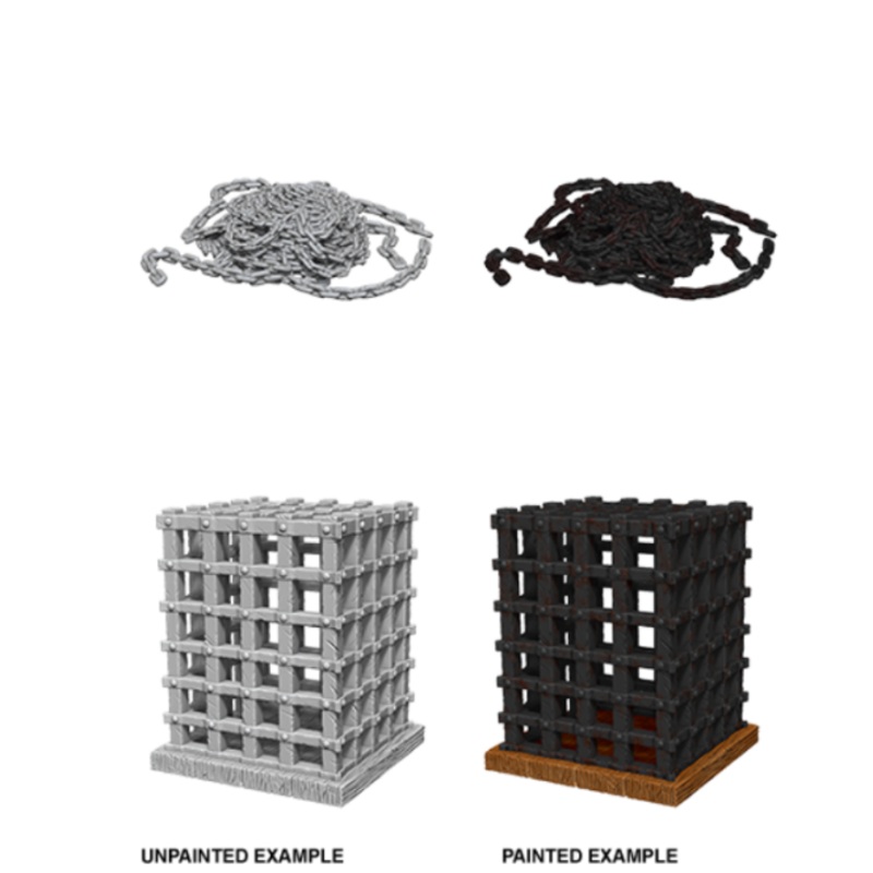 D&D Unpainted Mini – Cage and Chains 73419