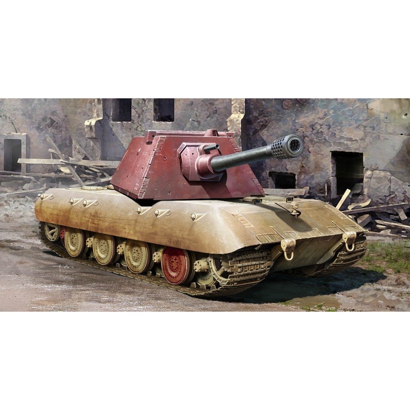 E-100 Heavy Tank – Krupp Turrett 1/35 by Trumpeter