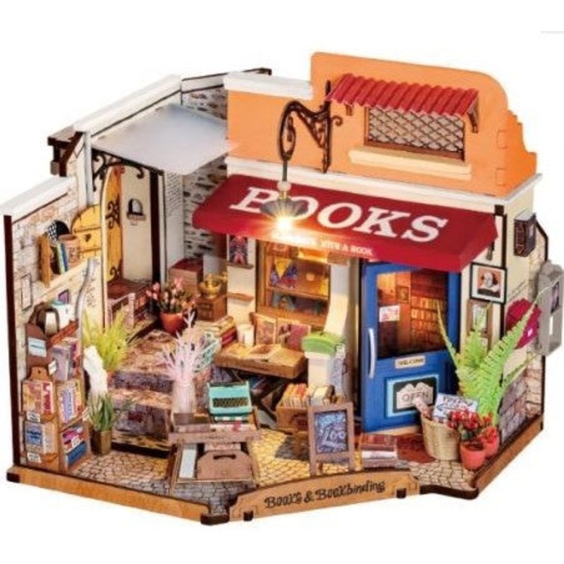 Rolife DIY Mini House  – Corner Book Store