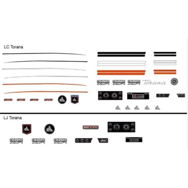 Holden LC – LJ Torana Decal Pack