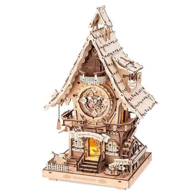 ROKR Cuckoo Clock Mechanical Gear 3D Wooden Puzzle – ROELC901