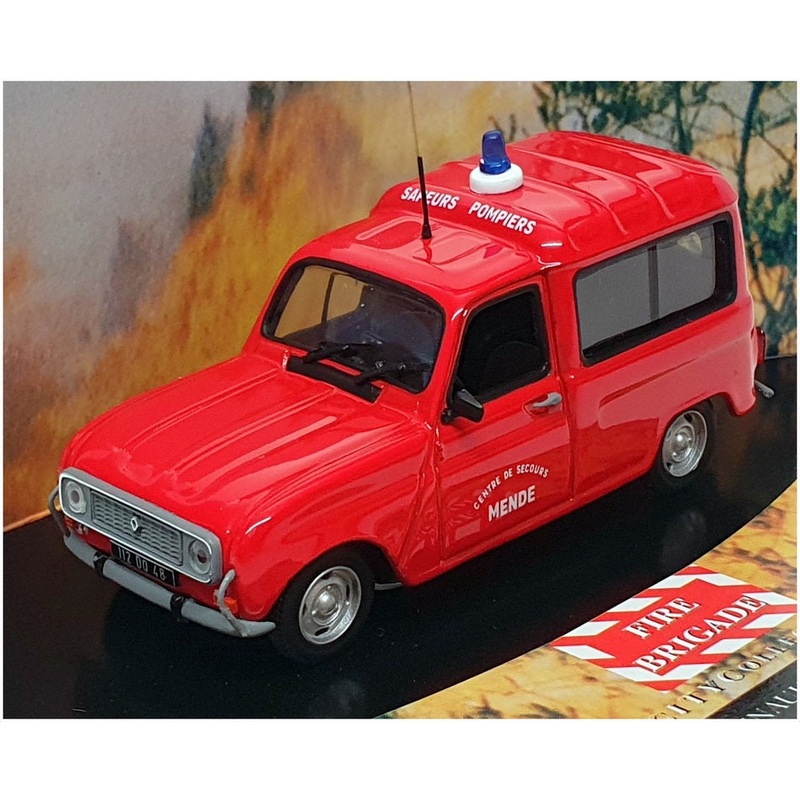 Vitesse 1/43 Scale VCC087 – Renault 4 F4 Fire Van (Mende) – Red