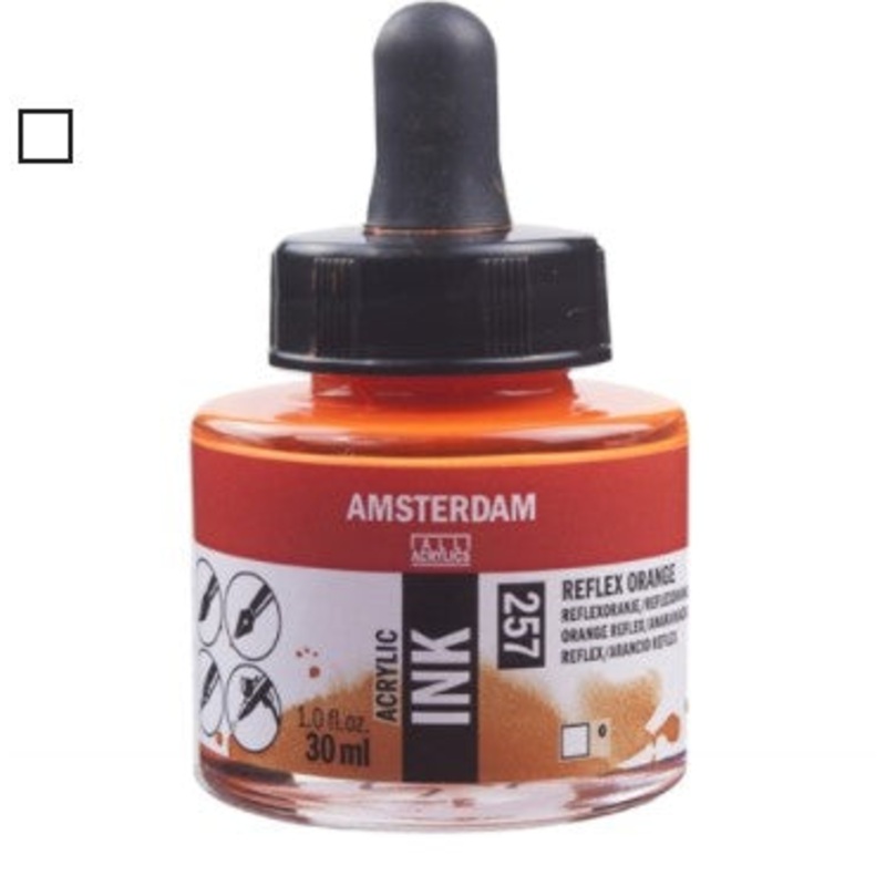 Amsterdam Acrylic Ink # 257 Reflex Orange