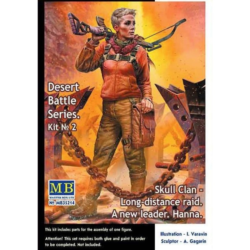 Long-distance Raid – A New Leader, Hanna – Skull Clan Series 1/35th #MB35214 by Master Box Ltd