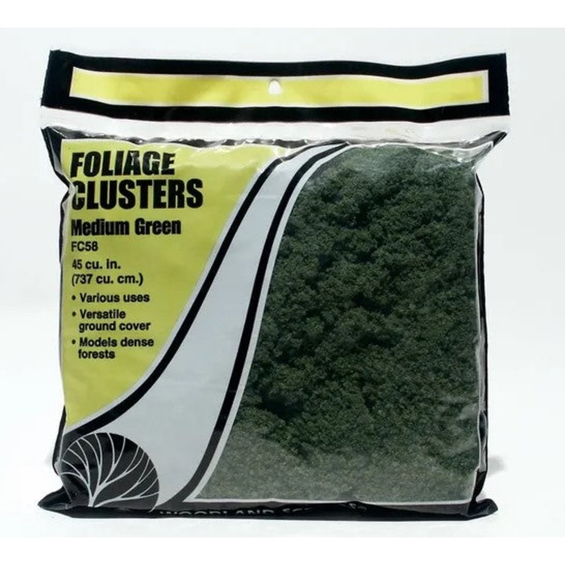 Woodland Scenics FC58 Foliage Cluster – Med Green