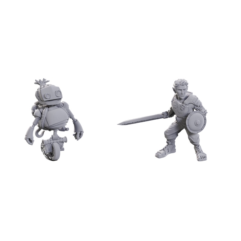 D&D Unpainted Mini – Orym, Of The Air Ashari & Fresh Cut Grass 90724