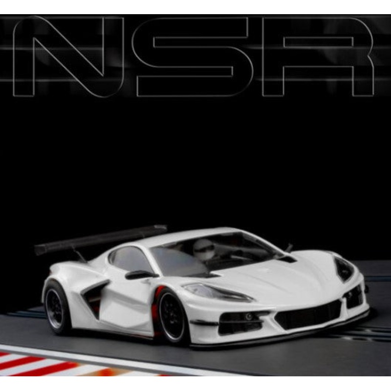 NSR Corvette C8 Test Car – White