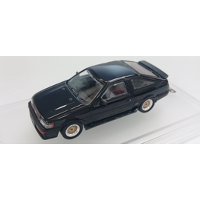[ Back-order ] INNO Models IN64-AE86-BLA 1:64 Toyota Corolla AE86 Levin Black Wheel Set with Decal model car