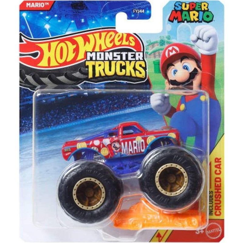 Hot Wheels 1:64 Monster Trucks Super Mario