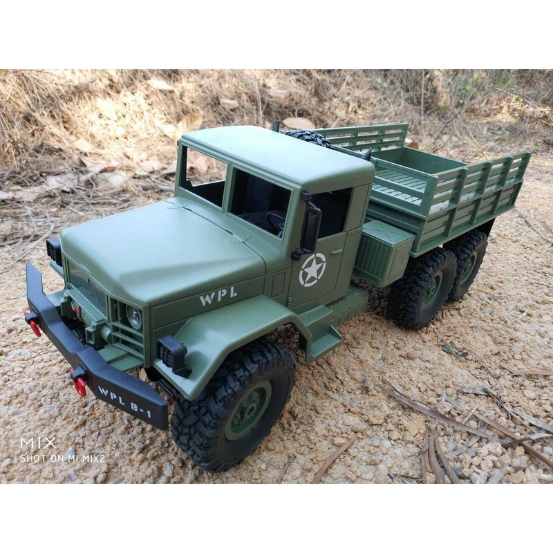 WPL Off Road Racing Series Radio Controlled Collectible  Model 1/16 Military Truck B-16