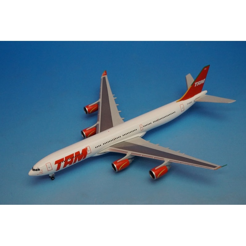 1:500 A340-500 TAM LATAM Airlines Brasil PT-MSN 529204 Herpa airplane model