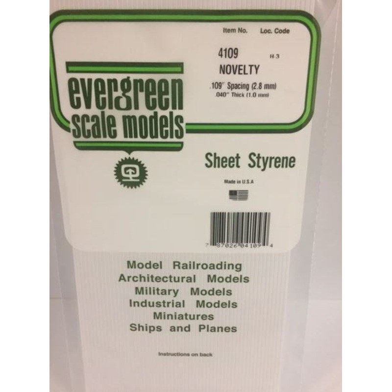 Evergreen 4109 .109 Spacing Clap Board Siding