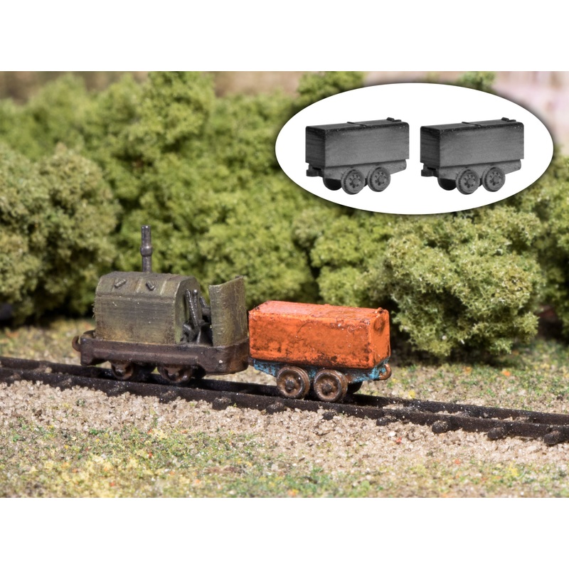 Narrow gauge Lore with diesel tank 2x