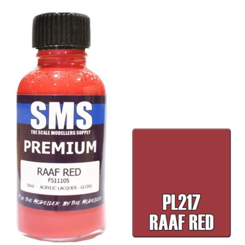 SMS Premium Lacquer – PL217 RAAF Red