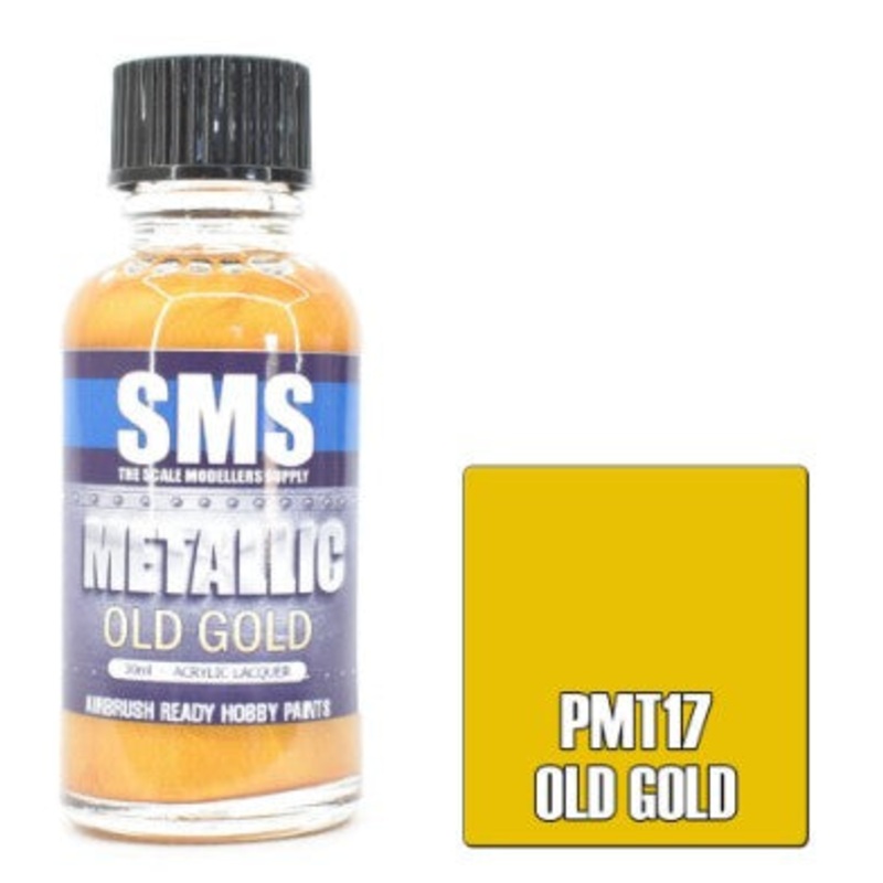 SMS Premium Metallic Lacquer – PMT17 – Old Gold