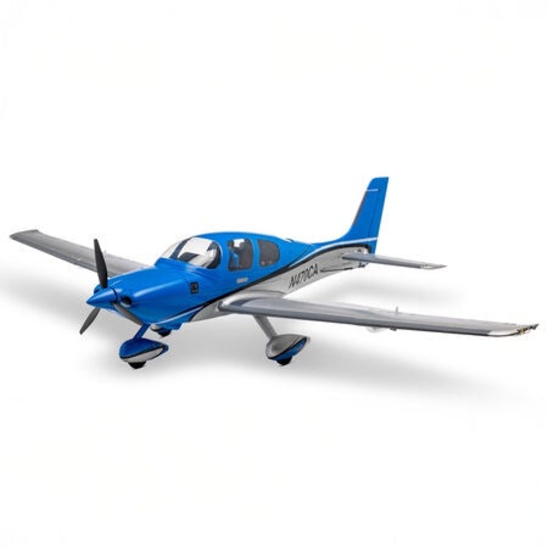 E-flite UMX Cirrus SR22T Bind-N-Fly Basic Electric Airplane (732mm) w/AS3X & SAFE Select – EFLU15950