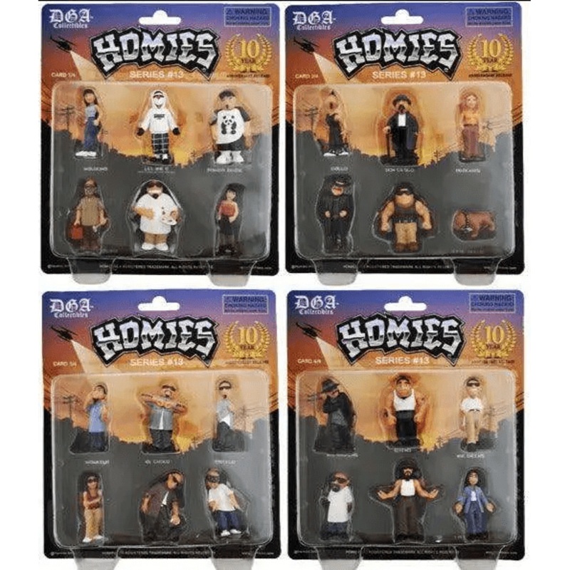 Homies Series 13 Blister Cards Set of 6 Figures