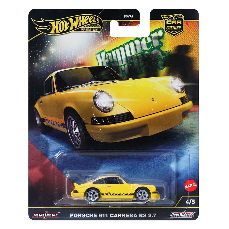 Hot Wheels 1:64 Premium Car Culture 2024 HAMMER DROP – Porsche 911 Carrera RS 2.7