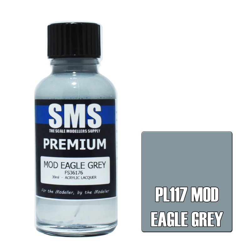 SMS Premium Lacquer – PL117 Mod Eagle Grey
