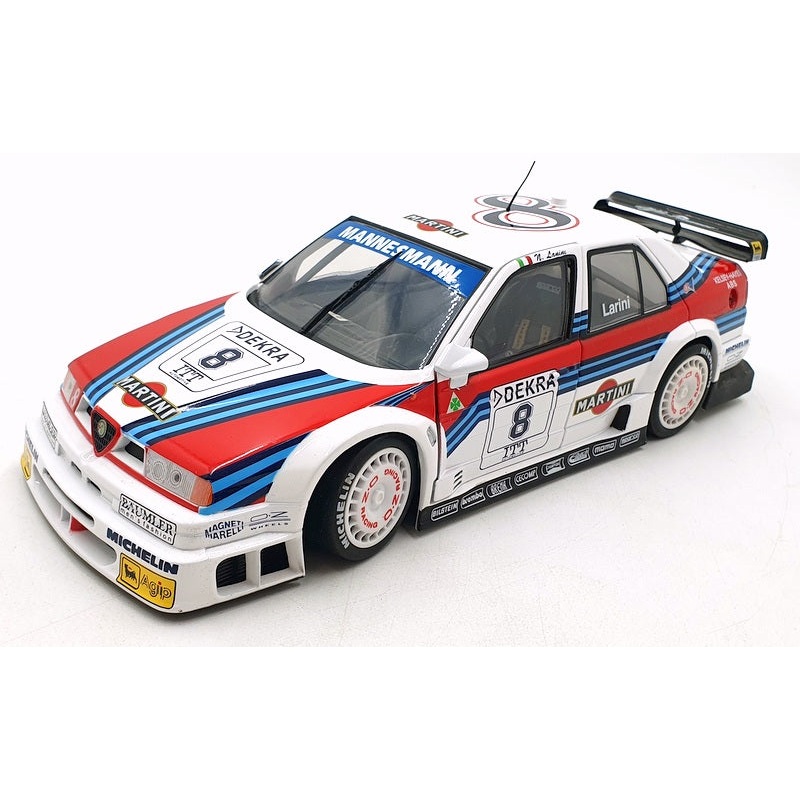 UT 1/18 Scale Diecast DC8524W – Alfa Romeo 155 V6 Ti #8 Larini Martini