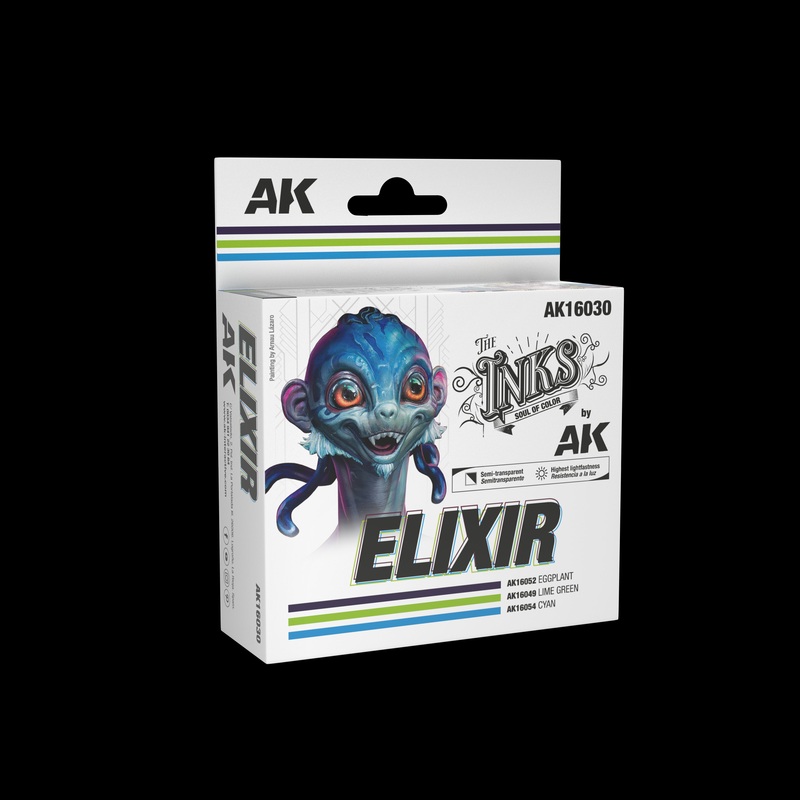 AK Interactive The INKS Sets Elixir – Set of 3 Jars (Inks) – AK-16030