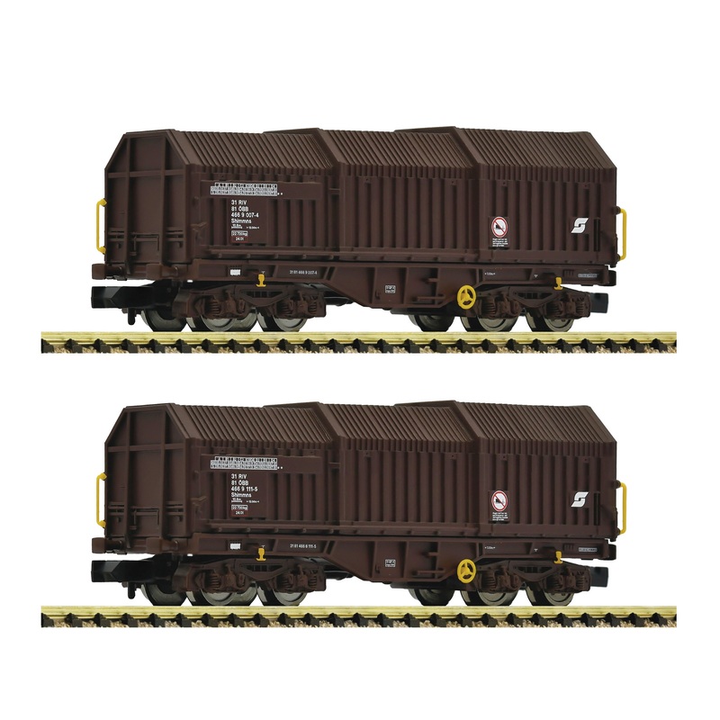 Freight wagon set telescopic hood wagon BB Ep.V 2-piece