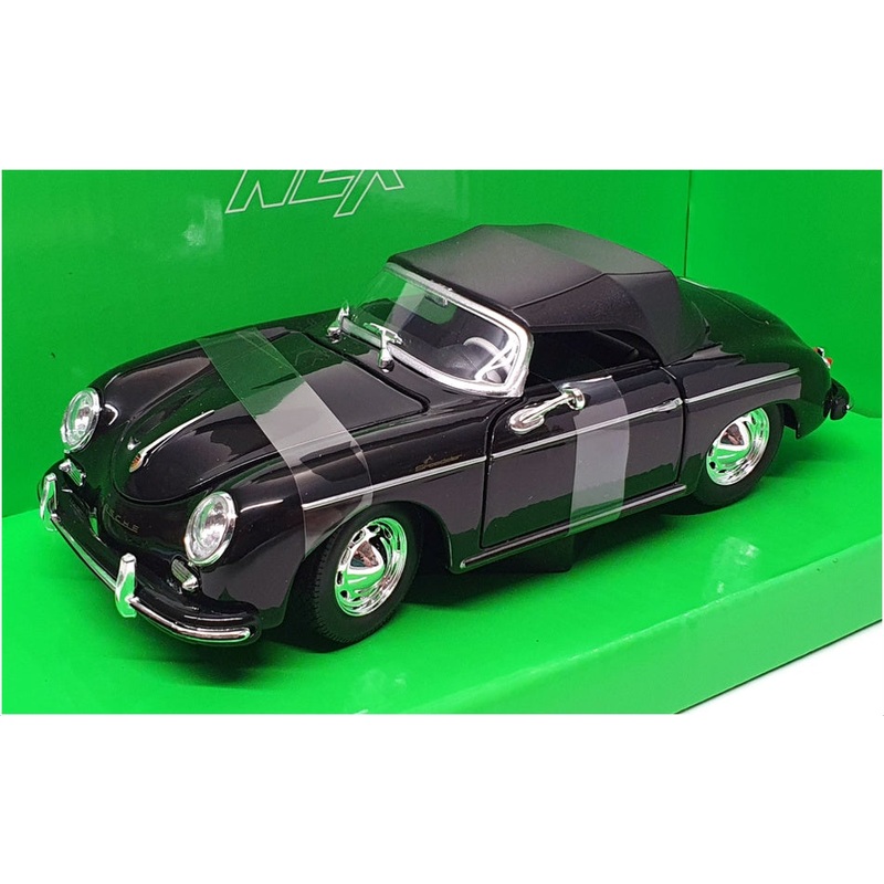 Welly NEX 1/24 Scale Diecast 24106H-W – Porsche 356A Speedster – Black