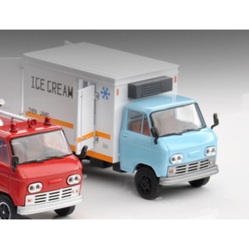 Y50-8  XCARTOYS 1:64 Beijing Second Automobile Factory BJ-130 Light Freight Vehicle Zhenjiang Automobile Manufacturing Plant ZJ130LC Light Refrigerated Vehicle