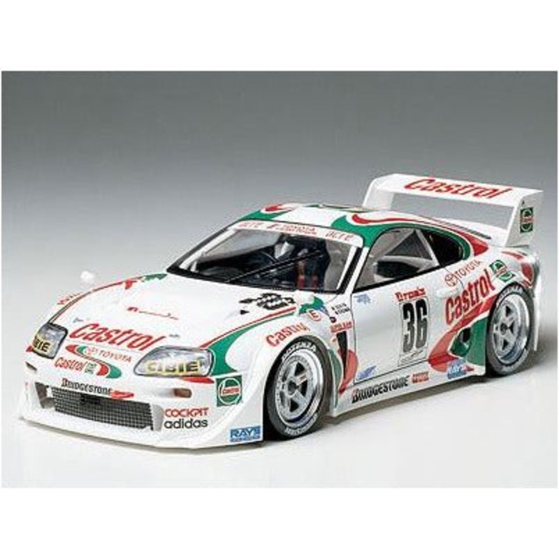 Castrol Toyota Tom’s Supra GT 1/24 Model Car Kit #24163 by Tamiya