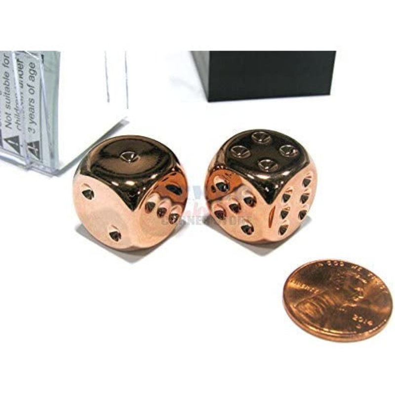 Chessex Plated Dice 16mm D6 – Assorted
