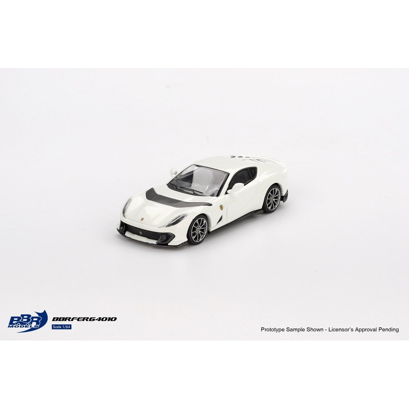 (PRE-ORDER) BBR Models 1:64 Ferrari 812 Competizione Bianco Avus BBRFER64010