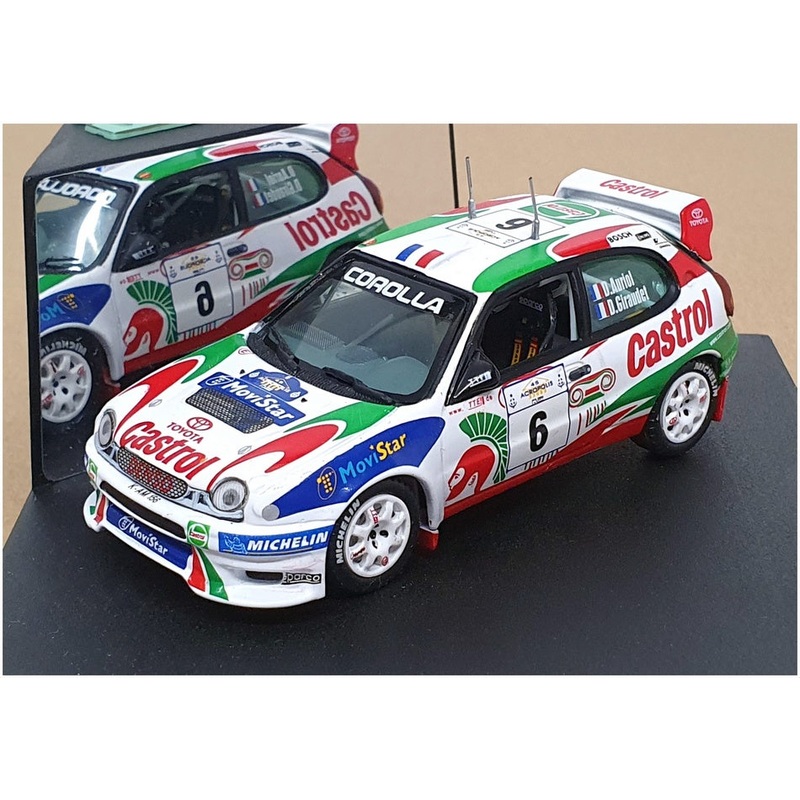 Vitesse 1/43 Scale V98202 – Toyota Corolla WRC #6 Acropolis Rally 1998