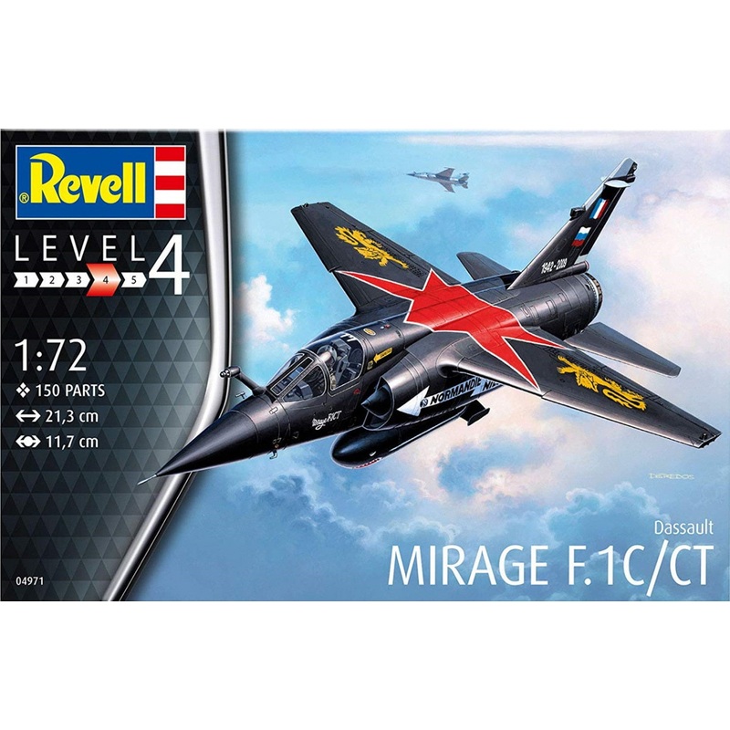 Mirage F.1C 1/72 #4971 by Revell