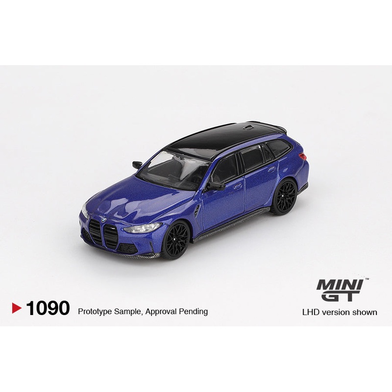 (PRE-ORDER) Mini GT 1:64 BMW M3 Competition Touring Portimao Blue Metallic MGT01090-R