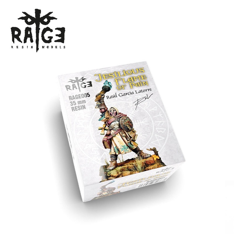 Rage Resin Models – Jesilious, Flame of Pain (35mm) AK-RAGE005