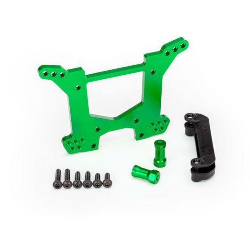 TRA6738G Shock Tower, Rear – Green Aluminum