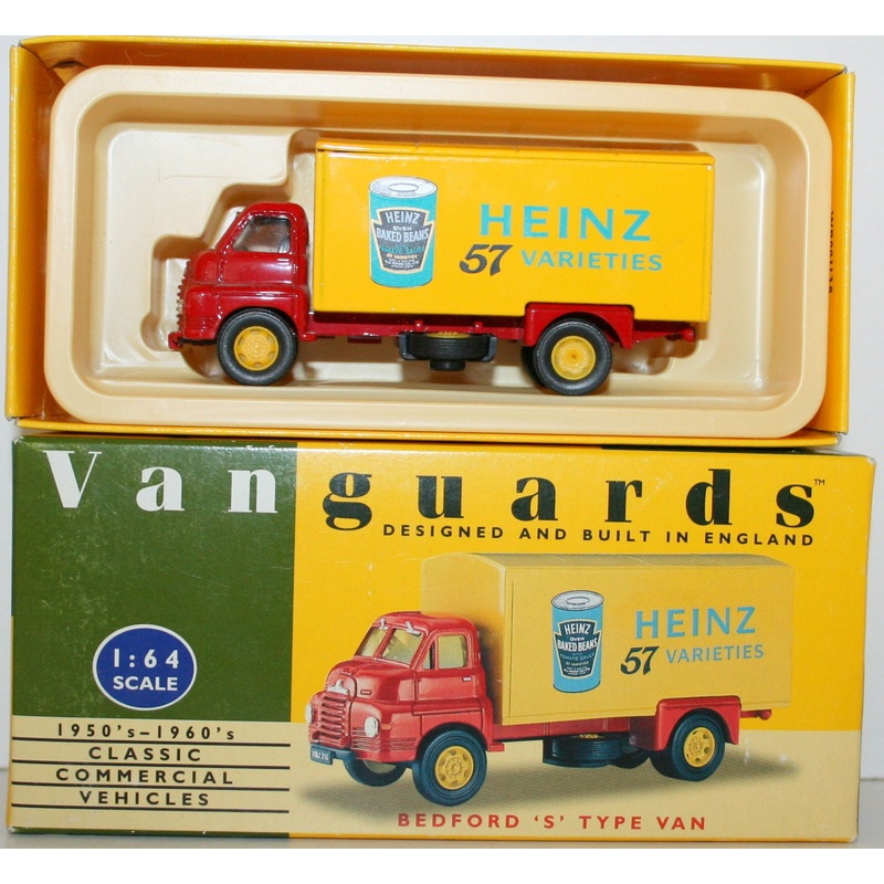 VANGUARDS 1/64 VA8000 BEDFORD S TYPE VAN HEINZ