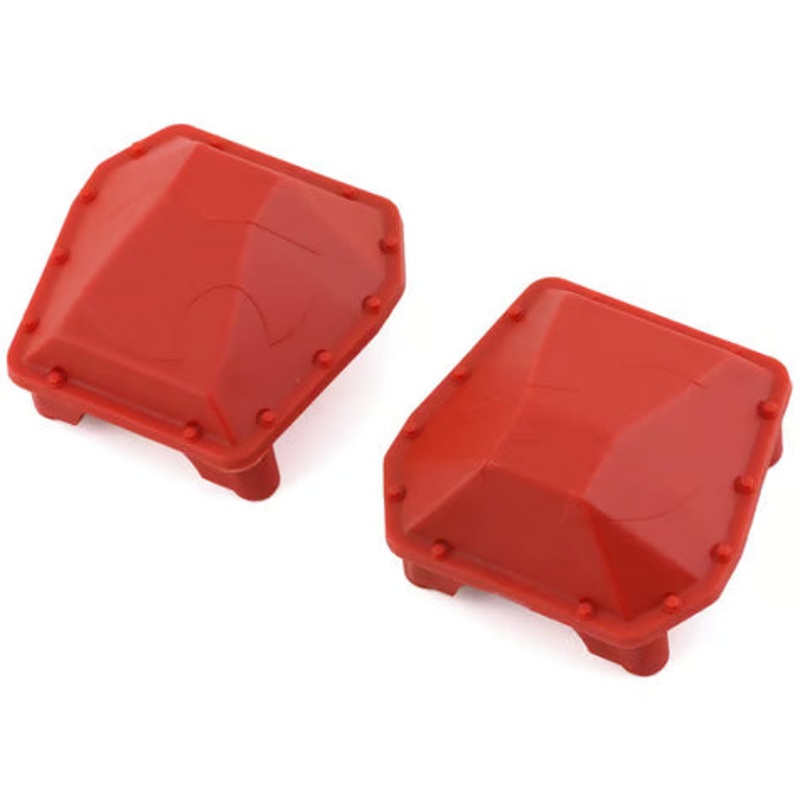 Axial SCX6 AR90 Differential Covers (Red) (2) – AXI252002