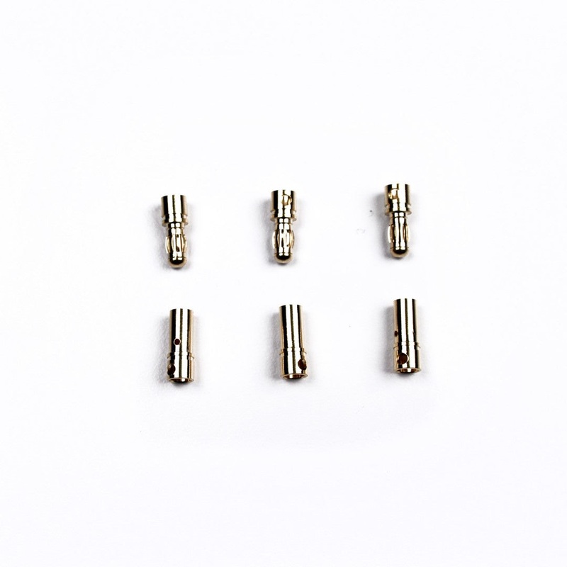 Micro Bullet Plug 3.5mm for 14awg wire (3 Sets)